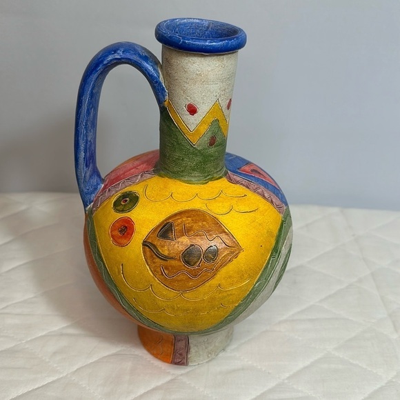 Spanish Other - Spanish Jug Vintage Retro Vase Pitcher RARE